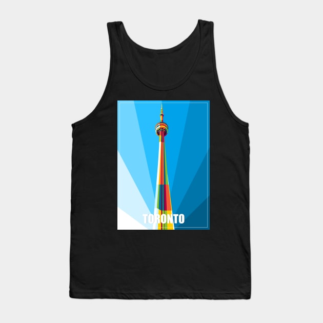 CN Tower Tank Top by wpaprint